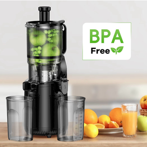 lot 8217 image: Cold Press JuicerSlow Masticating Machines with 5.3 Extra Large Feed Chute Fit Whole Fruits Vegetables Easy Clean Self Feeding BPA Free 250W
