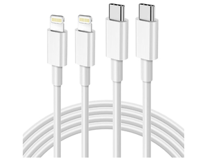 lot 8238 image: USB C to Lightning Cable 3FT 2Pack Apple MFi Certified Fast ChargingPower Delivery USB C iPhone Cables Type C iPhone Charger Cord Compatible iPhone 14 13 12 11 Pro Max X XS XR 8 7 6s Plus SE