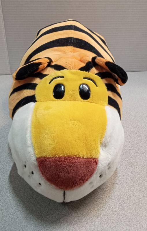 lot 3487 image: TigerElephant stuffed animal.