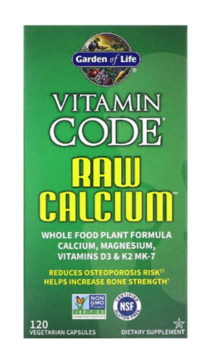 lot 4722 image: Garden of Life Vitamin Code Raw Calcium 120 Capsules - Best used by 042026
