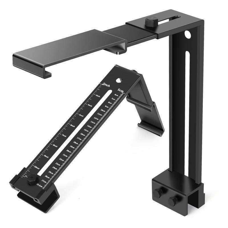 lot 7134 image: 2 holders hygger Aquarium Light Clip Holder (for HG-978) (2), Aquarium Fish Tank Light RiserHolderBracketStandMount