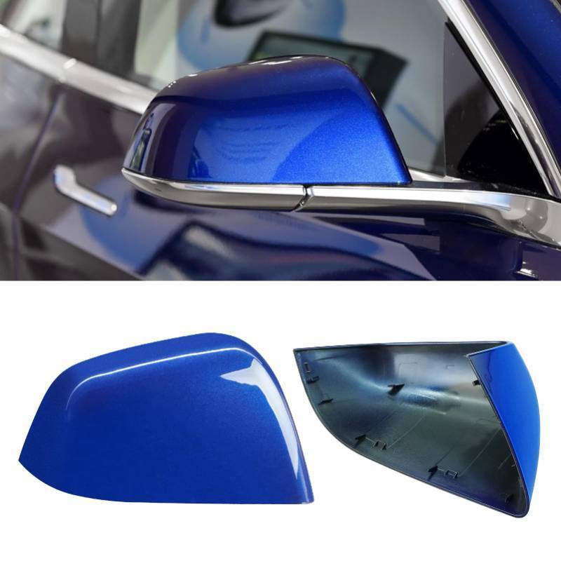 lot 19020 image: Jaronx for Tesla Model 3 Side Mirror Cover Replacement 2017-2025 - Retail $30