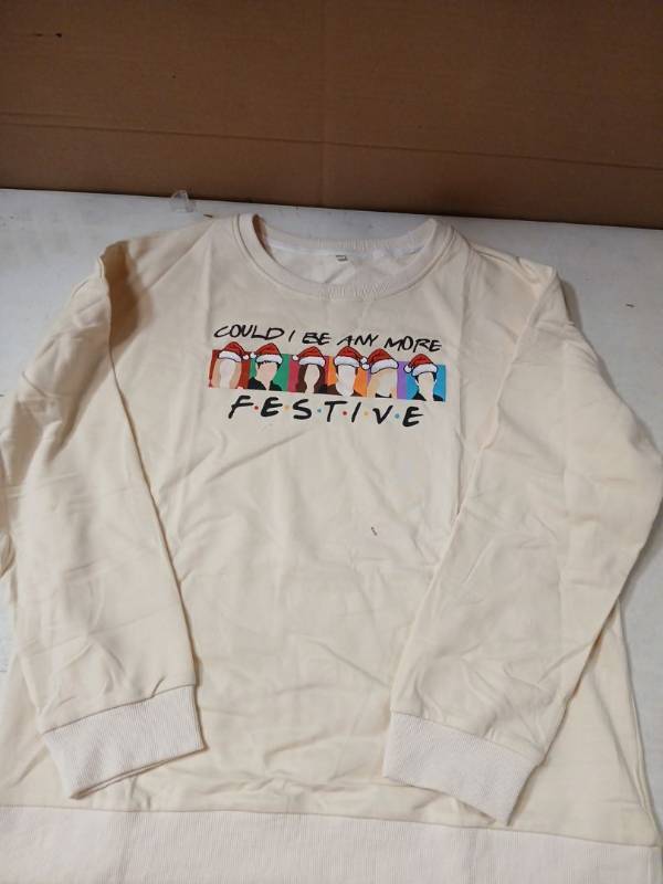lot 19105 image: Could I Be Any More Festive Sweatshirt 2XL