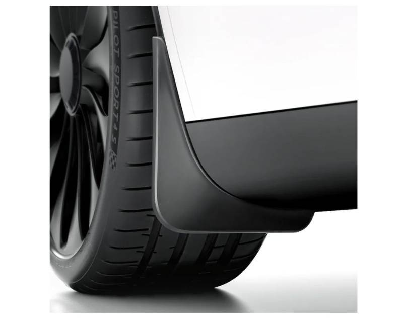 lot 19119 image: REEVAA Tesla Model 3 Highland 2024-2026 Mud Flaps Accessories, Set of 4All-Weather Paint Protection, OEM-Style Fit, No-Drill Installation, Low-Drag Profile, Safe Ground Clearance, Flexible Design - Retail $32