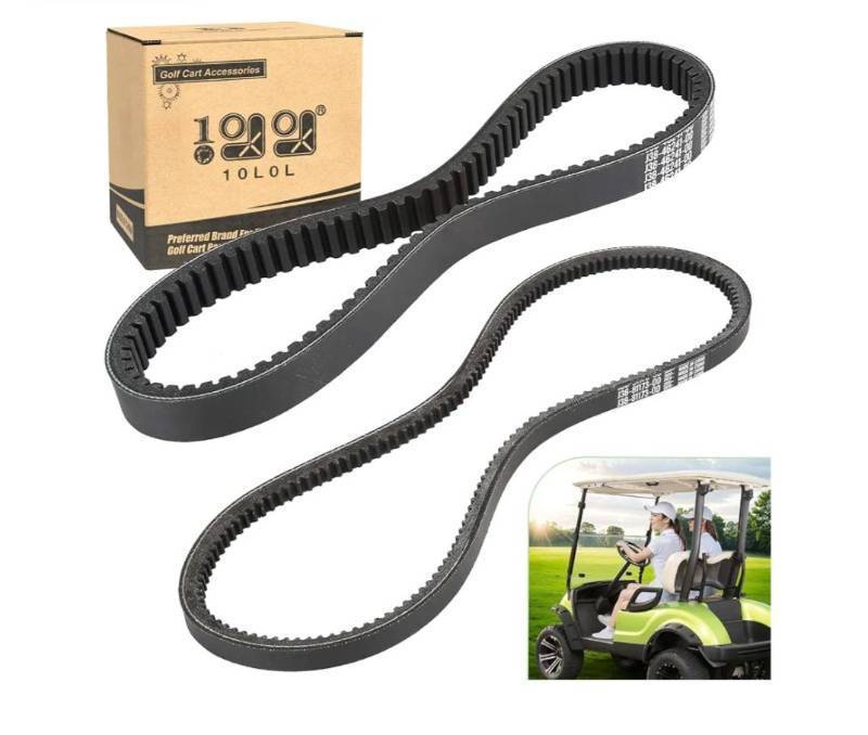 lot 19121 image: 10L0L Starter Generator & Drive Belt Kit for Yamaha G2, G5, G8, G9, G11, G14, G16, G22, 2012-up G29 Gas Golf Cart, Replace OEM J55-G6241-00 J55-H1173-00 JN6-H1173-00 - Retail $27