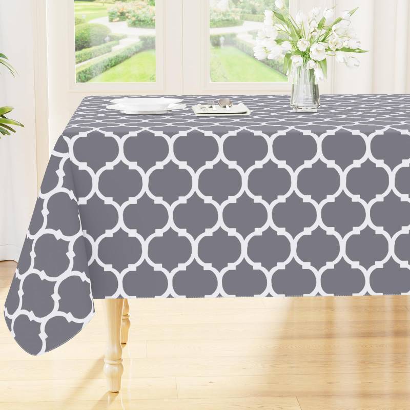 lot 19154 image: Smiry Rectangle Table Cloth, Flannel Backed Vinyl Tablecloth, 52x70