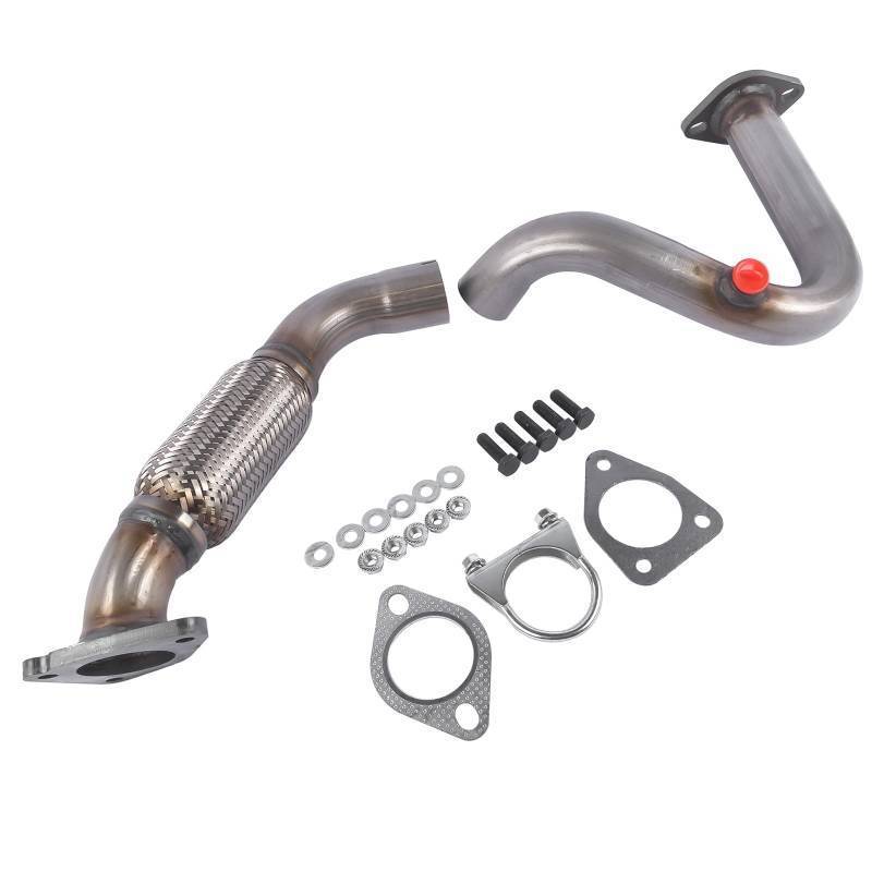lot 19158 image: Front Flex Pipe Replacement for Buick Encore 13-18 Chevy Trax 15-19 1.4L l4 - Retail $70