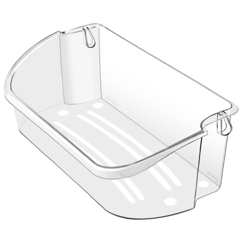 lot 19190 image: AMI PARTS Upgraded 240356402 Refrigerator Door Bin (Length 15.38) - Retail $21