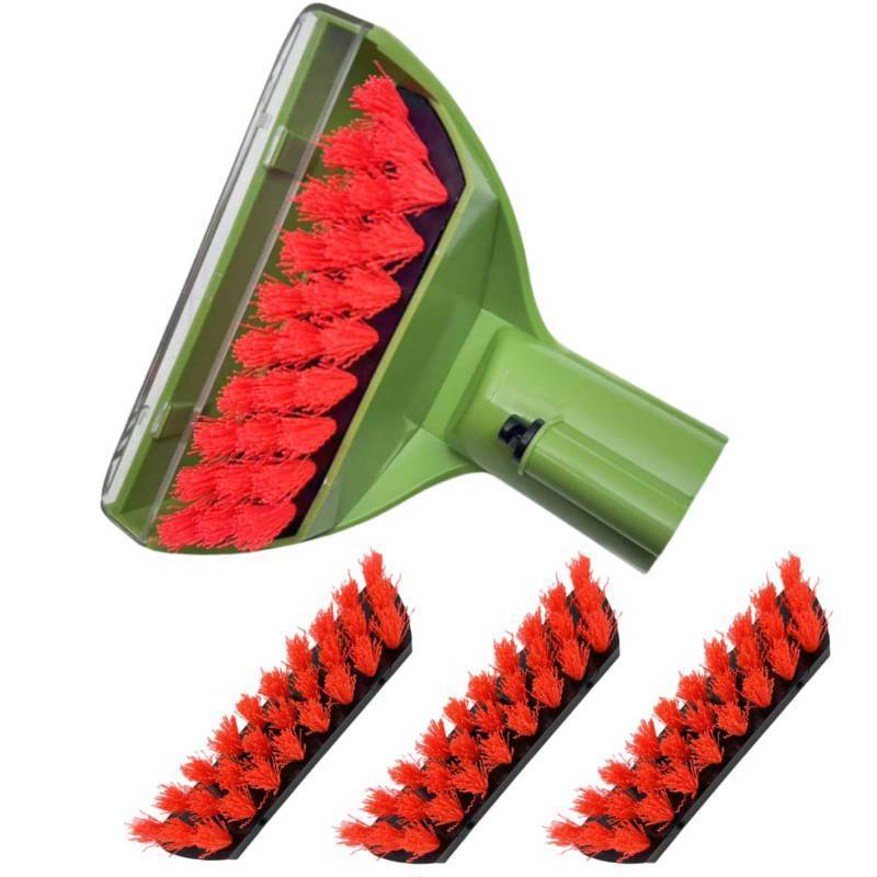 lot 19225 image: Upgraded 5.3in 1400B Little Green Machine Multi-Purpose Tools Brush detachable Replacement Parts Compatible with bissell 4075 3194 3353 2458 3588F 1425 Tough Stain Brush Tool Attachments (Green 13)