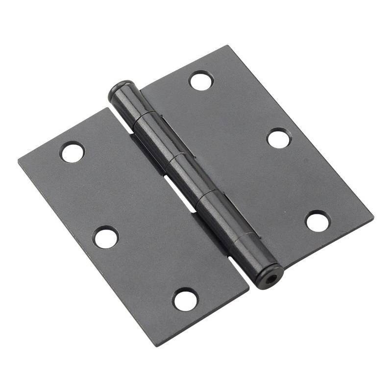 lot 60174 image: Richelieu  2-Pack Onward 3 12-inch Brass Square Corner Door Hinge