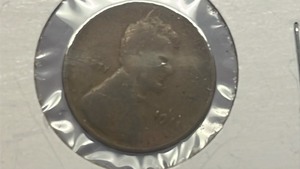 lot 22 image: 1911 Lincoln Cent Penny Coin RC50