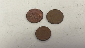 lot 49 image: Lot of 3 World Currency Coins -2009 2 Euro Cent, 2014 2 Euro Cent, 2003 1 Euro Cent