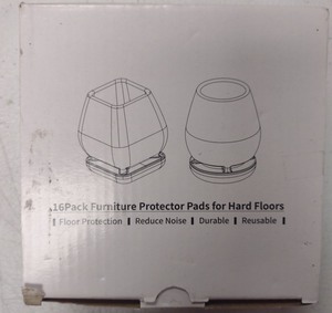 lot 64 image: 16 Pack Furniture Protector Pads for Hard Floors DP60