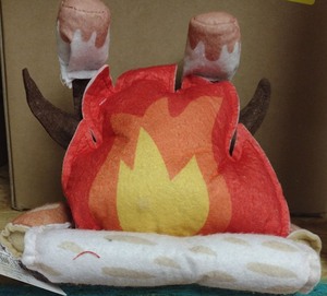 lot 71 image: Felt campfire play set ages 4