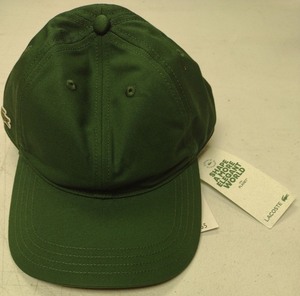 lot 83 image: Lacoste Green Baseball Cap with Tags