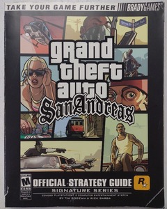 lot 92 image: Grand Theft Auto San Andreas Official Strategy Guide Brady Games Signature Series