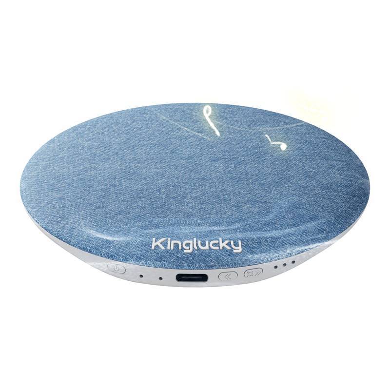 lot 72840 image: X50 Pillow Speaker for Sleeping, Built-in White Noise Sound Machine Pink Noise for Sleeping, Auto-Off Timer Portable Bluetooth Speaker Under Pillow Rechargeable for Side Sleeper, Blue - Retail $25
