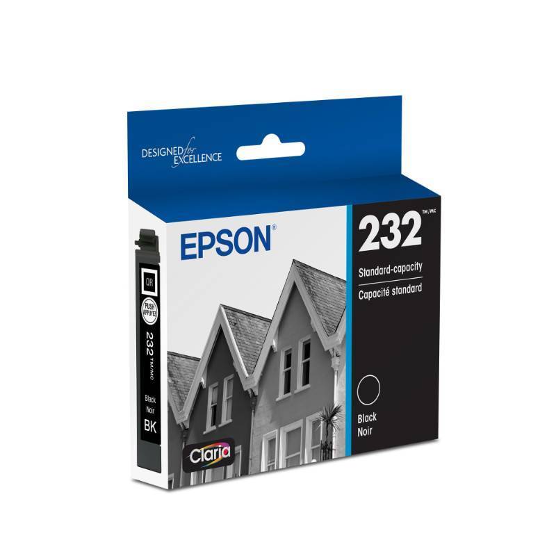 lot 72928 image: EPSON 232 Claria Ink Standard Capacity Black Cartridge (T232120-S) Works with WorkForce WF-2930 ,2950 and Expression XP-4200, 4205 - Retail $23