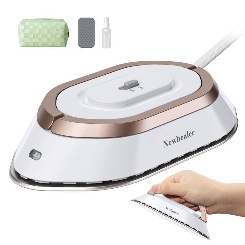 lot 28177 image: Travel Iron Set, 100-240V Mini Dry Iron for Clothes (No Steam) - Retail $31