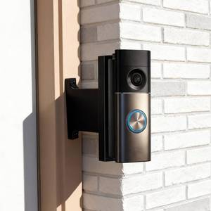 lot 58763 image: Doorbell Mount Compatible with Ring Wired Doorbell Pro 3rd Gen 4K Plus 2nd Gen 2K, Extends Doorbell Mount for Brick Wall, Better Visibility and Angle (Adjustable, 3-12) - Retail $37