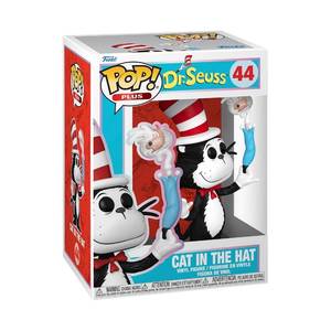 lot 58780 image: Funko Pop Plus Dr. Seuss - Cat in The Hat - Collectable Vinyl Figure - Gift Idea - Official Merchandise - Toys for Kids & Adults - Movies Fans - Model Figure for Collectors and Display - Retail $18