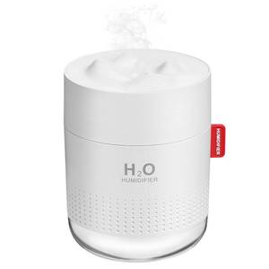 lot 58888 image: Portable Mini Humidifier, 500ml Small Cool Mist Humidifier, USB Personal Desktop Humidifiers for Baby Bedroom Travel Office Home, Auto Shut-Off, 2 Mist Modes, Super Quiet, White - Retail $15