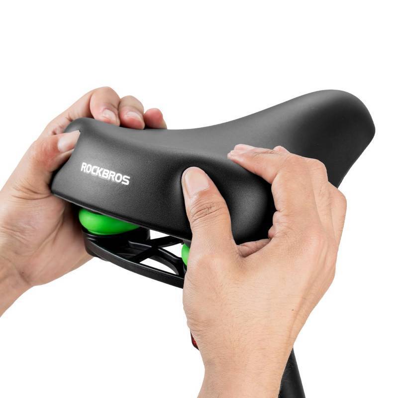 lot 38452 image: ROCKBROS Youth Bike Seat Cusion Comfort Youth Replacement Saddle Bicycle Seat Waterproof, Enhance Young Little Rider Teenager Bike Seat for Boys and Girls Gifts for MTB & Road 16 to 24 (No Clamp) - Retail $30
