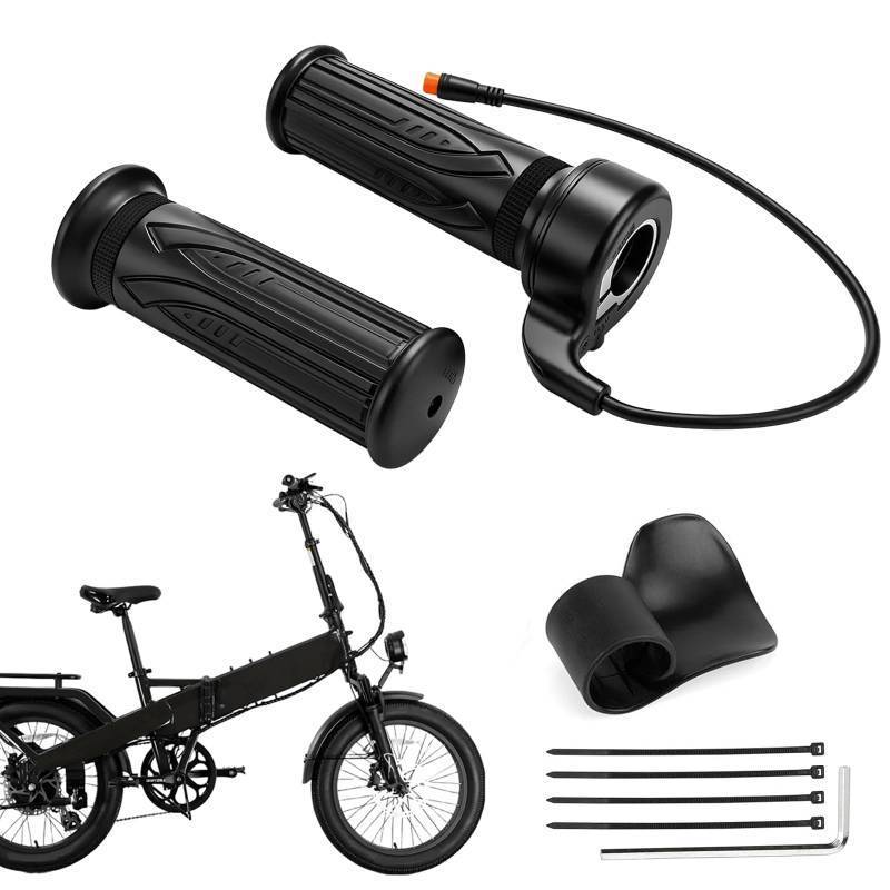 lot 38484 image: Full Throttle for Lectric XP4XP 3.0XP LiteXpedition, 12V-72V 3 Pin Waterproof Connector, Right Hand Twist Throttle for Lectric XP4 Ebike Plug & Play, Electric Bike Throttle Replacement - Retail $10
