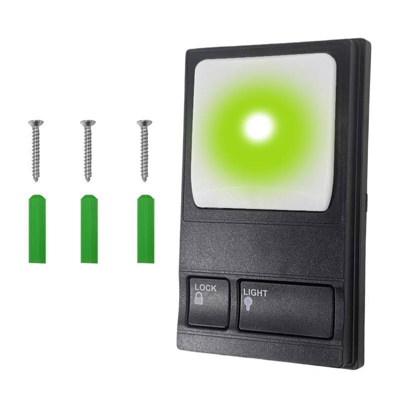 lot 38550 image: Multi-Function Control Panel Replacement for Liftmaster Garage Door Opener 78LM Wired Wall Mount Garage Door Opener Wall Button with Lighting Control-1 Pack - Retail $10