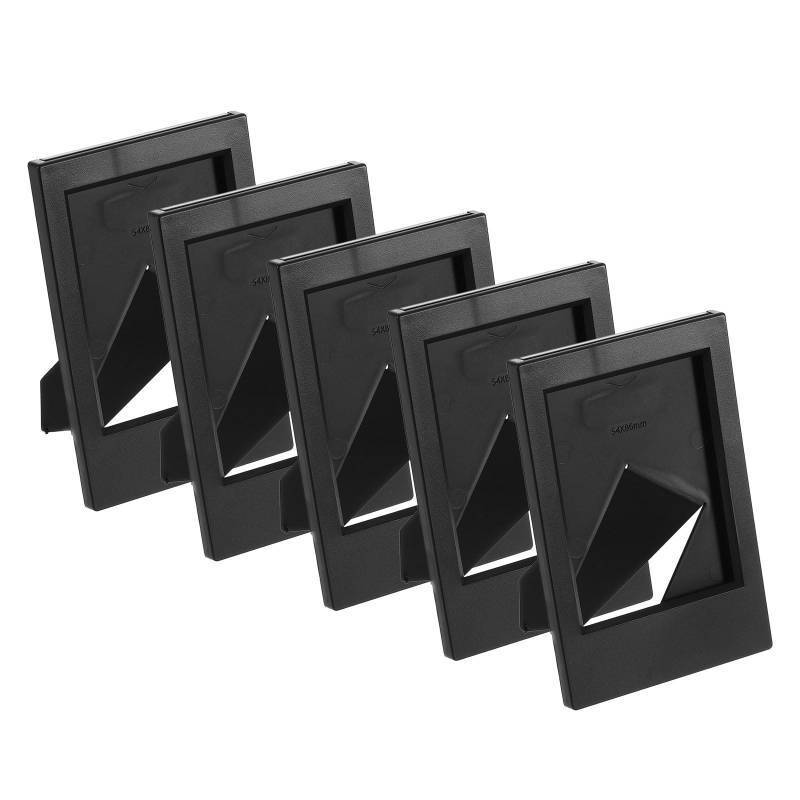 lot 38608 image: 5 Pcs Mini Picture Frames 2.4 x 3.6 Inch Rectangle Small Picture Photo Frame Holder for Tabletop Display Photos Paintings Landscape Posters Artwork, Black - Retail $13