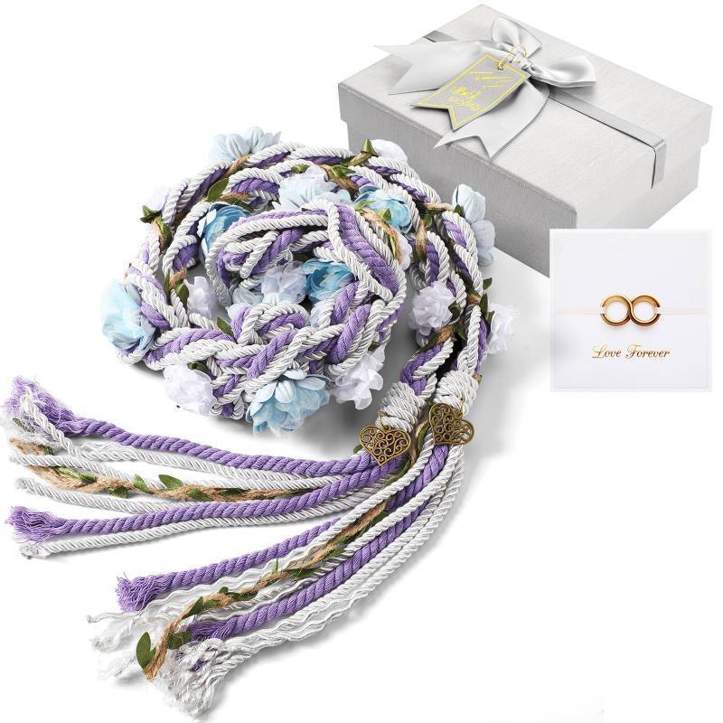 lot 72954 image: Wedding Lasso Handfasting Cord for Wedding Ceremony Rustic Lasso Lazos Cord Traditional Catholic (Fresh Colors) - Retail $20