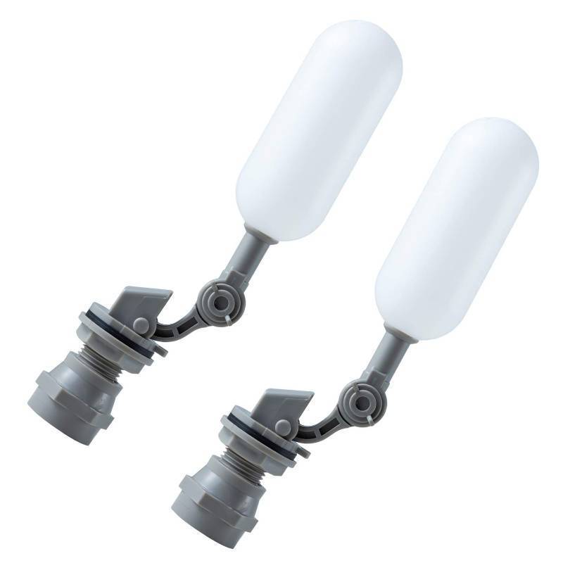 lot 73031 image: 2 Pack 12 Inch NPT Mini Float Ball Valve Kit for Auto Water Tank - Retail $10