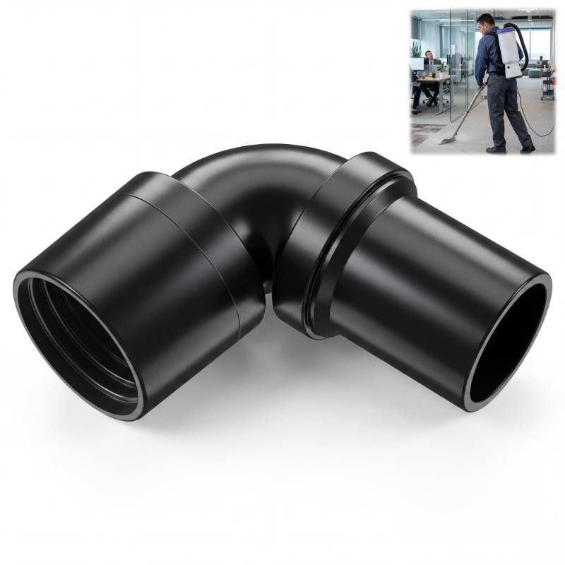 lot 73069 image: 1 Replacement Double Swivel Elbow Cuff Compatible with ProTeam 101928, 1.5 Inches Replacement Part For Backpacks Vacuum Cleaner, Easy to Replace - Retail $13