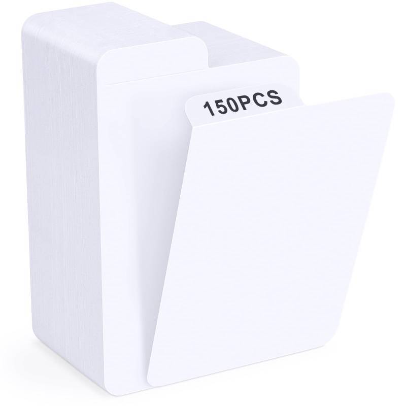 lot 28368 image: Trading Card Dividers, 150PCS Paper Divider Cards for Storage Boxes, BaseballMTGTCGSportsGame Cards Organizer, Standard Card-Vertical - Retail $7