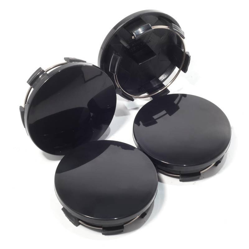 lot 17858 image: 2.52Inch 63.9MM Wheel Center Cap for 2015-2024 Dodge Challenger Charger Durango Jeep Grand Cherokee Rim Hubcap Replacement Covers 5QW99DD5AA 5QW99SZ0AA 5QW99TRMAA, 4 PCS, Black - Retail $26