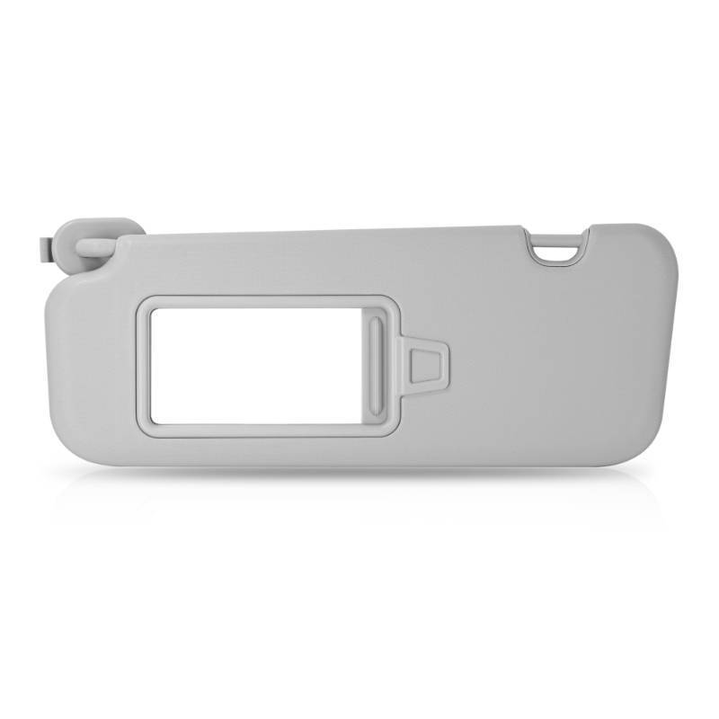 lot 17882 image: Driver Left Side Sun Visor Compatible with Hyundai Elantra AD 2016 2017 2018 2019 Without Light Replace# 85210-F0100TTX Gray - Retail $25