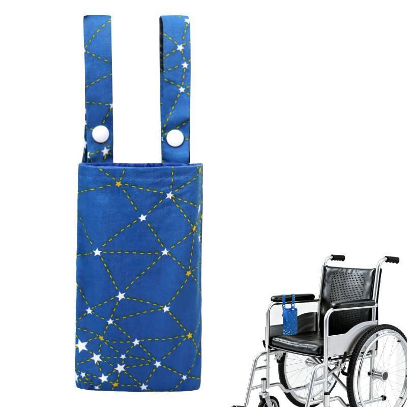 lot 17955 image: Wheelchair Phone Pouch with Adjustable Straps, Small Armrest Side Bag for Wheelchairs, Walkers & Mobility Scooters Compact Durable Phone Holder Accessory for Daily Use & Travel - Retail $11