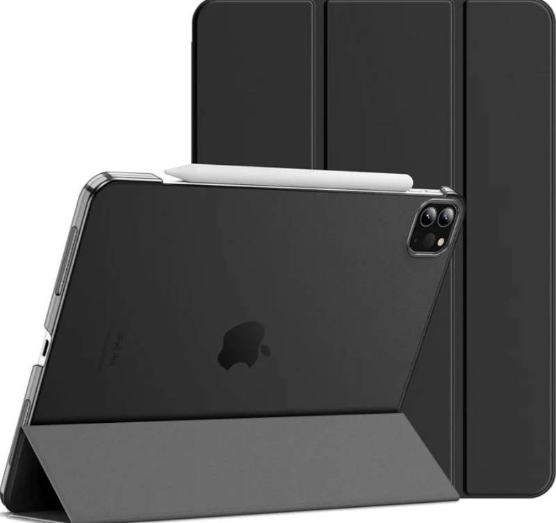 lot 57637 image: Case or iPad Pro 11-Inch, 2022202120202018 Model, Compatible with Pencil, Cover Auto WakeSleep (Black) - Retail $10