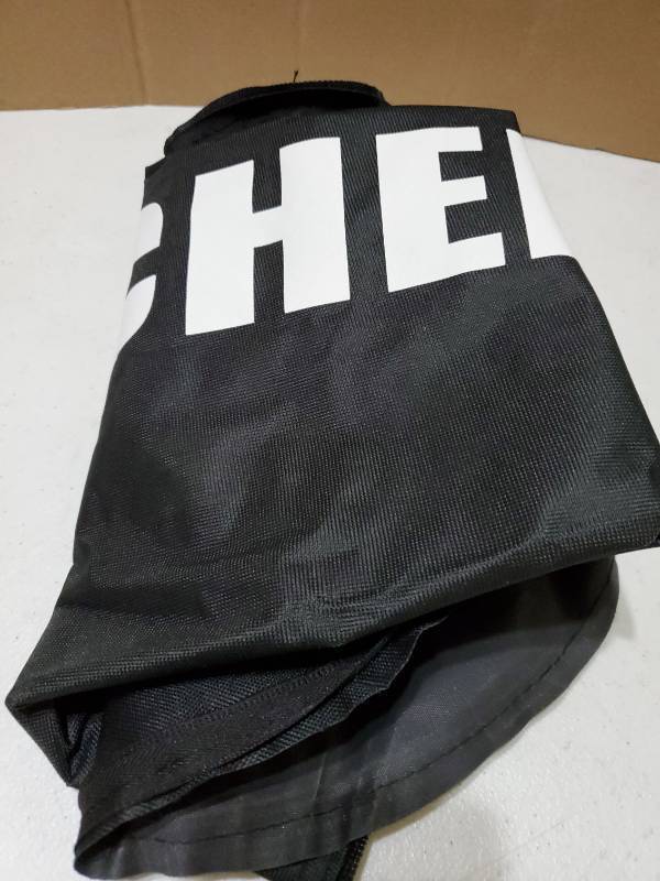 lot 56276 image: Megaphone Carrying Bag Cheerleader Storage with Adjustable Shoulder Strap for Football Basketball Homecoming Squad Team Party Dance Club Parade Competition(Black) - Retail $17