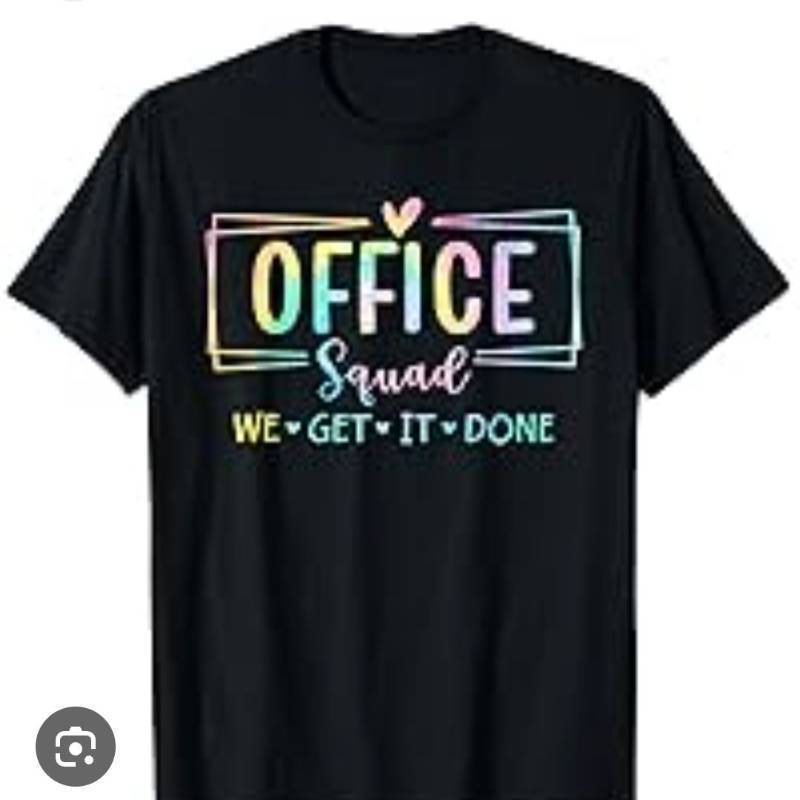 lot 27597 image: Office Squad I Will Be There for You T-Shirt T-Shirt, Women M - Retail $19