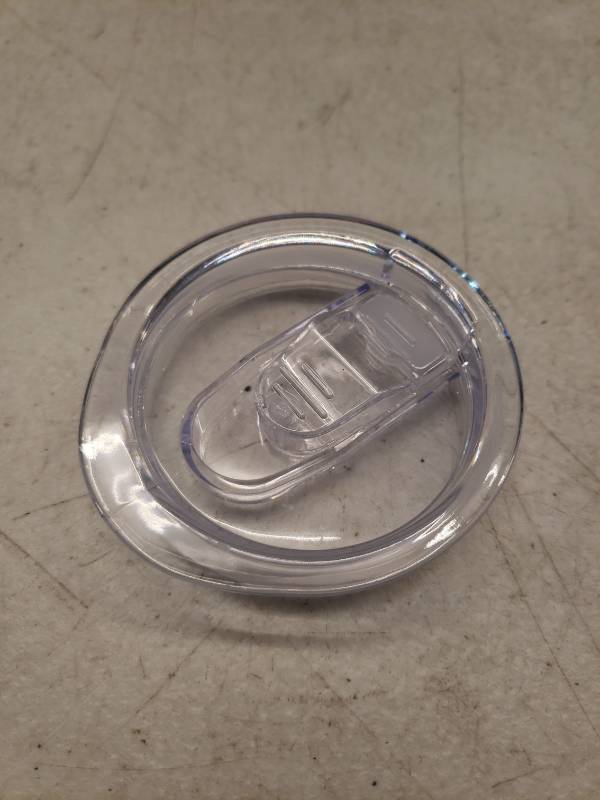 lot 46596 image: Replacement Mug Sliding Lid Compatible with Ember 10oz Temperature Control Smart Mug 1 & 2, BPA-Free, Spill Proof Cup Lid Cover with Sealing Silicone Ring, Clear