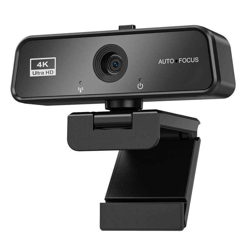 lot 17778 image: 4K Webcam for PC Streaming, 4K Web Computer Camera for Desktop Computer, HD External USB Webcam with Microphone for Laptop, Video Game Camera for Monitor PS5 Zoom Conference Room - Retail $17