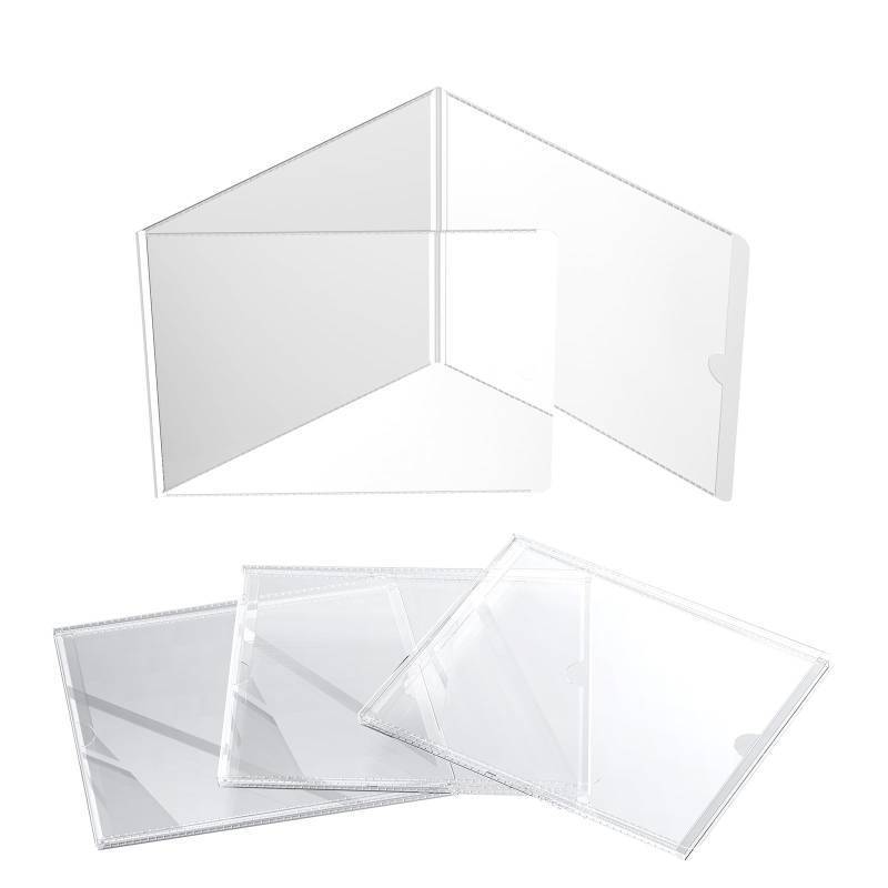 lot 17966 image: Protective Sleeve for 2025-2026 Mah-Jong Cards - Size (6 18 x 4 34) - Large-Size Mahjong Card Protective Sleeve - 4 Pack - Retail $10