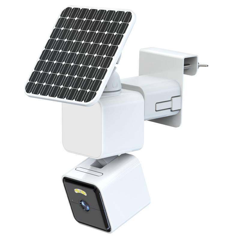 lot 28317 image: Gutter Mount Compatible with WYZE Solar Cam Pan Eufy Security SoloCam S340SoloCam E30E42, No-Drilling Metal Security Camera Bracket Mounting for Outdoor Use - White - Retail $13
