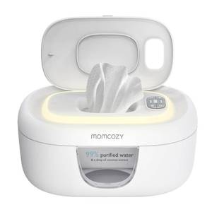 lot 1599 image: Momcozy Baby Wipe Warmer, Innovative Spring Design,Large Capacity Dispenser - Retail $40