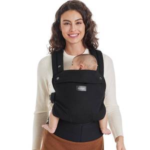 lot 1629 image: Momcozy PureHug Baby Carrier - Ergonomic, Cozy and Lightweight for 7-45 lbs - Retail $50