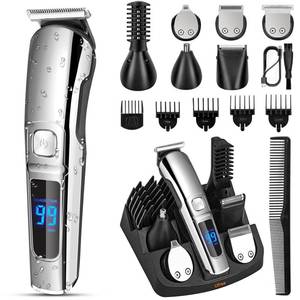 lot 1630 image: Ufree Beard Trimmer for Men, Waterproof Electric Razor, Grooming Kit - Retail $30