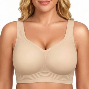 lot 1634 image: Jelly Push Up Bra for Women Wireless Comfortable Seamless Full Coverage Bra L - Retail $15
