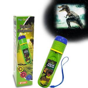 lot 1642 image: Pup Go Dinosaur Toys for Kids 3-7, Focusable Dinosaur Flashlight Projector - Retail $10