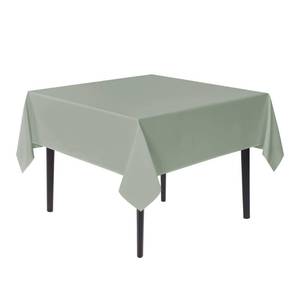 lot 1690 image: sancua Small Square Tablecloths, Sage Green Table Cloth, 36x36 Inch - Retail $10